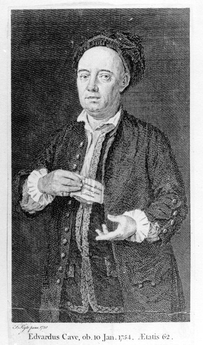 Edward Cave, printed 1754 by Francis Kyte